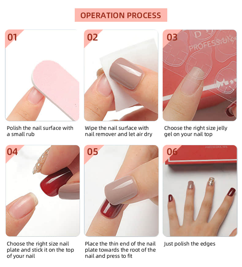 1.6cm press on nail|429
