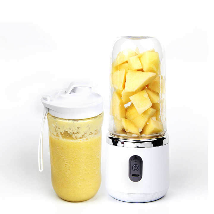 Kitchen white mini USB electric two-cup 6-Blade Juicer BDL001