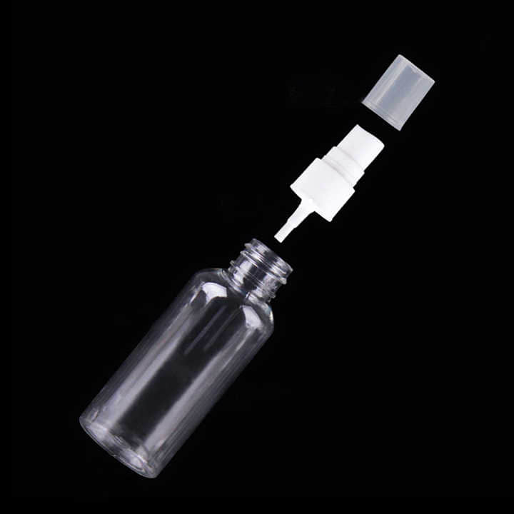 empty 30ml 50ml 100ml 120ml 150ml clear PET plastic spray bottle