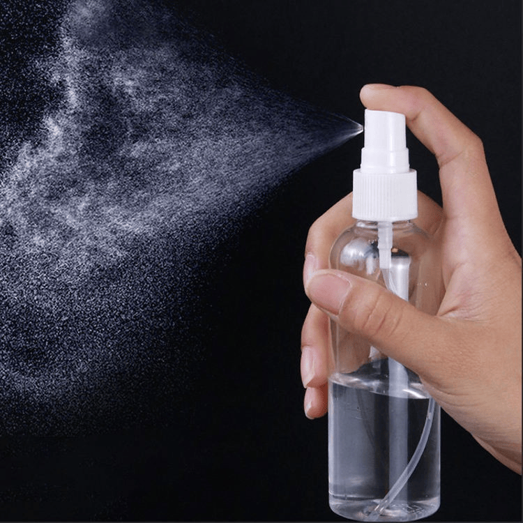 empty 30ml 50ml 100ml 120ml 150ml clear PET plastic spray bottle