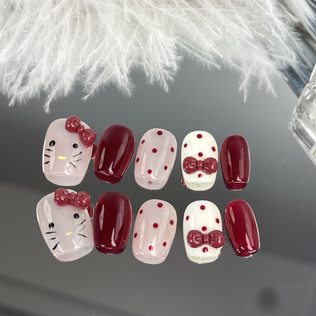 Wholesale 1.6cm Press On Nail 436