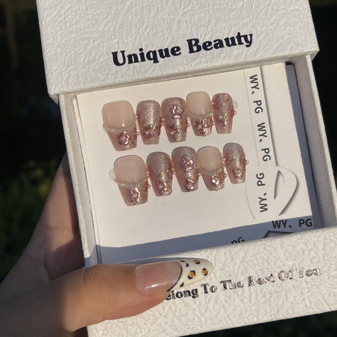 2cm Elegant Minimalist Trendy Vibrant colors False nails 451