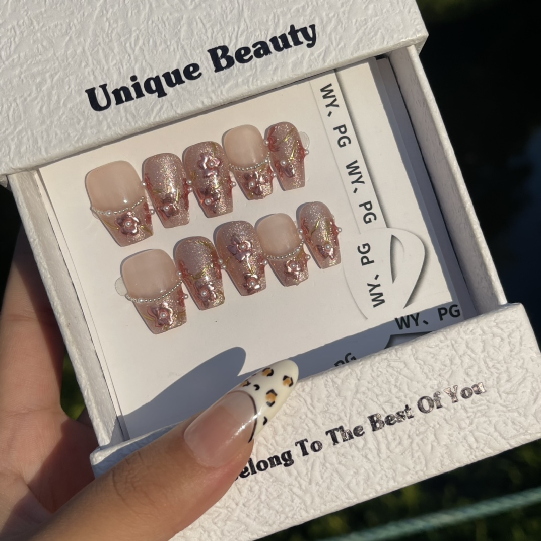 2cm Elegant Minimalist Trendy Vibrant colors False nails 451