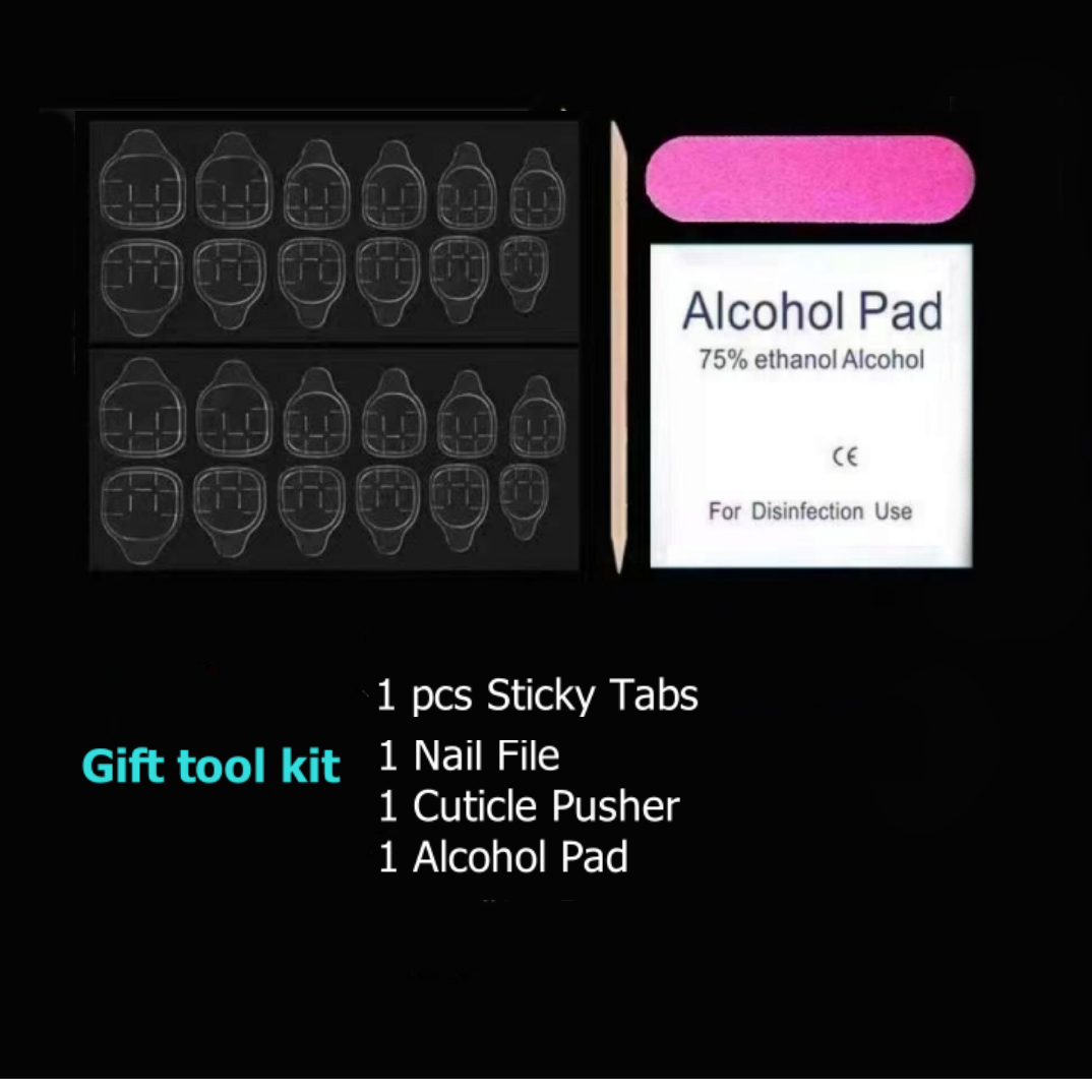 3cm DIY Nail Kits Personalized Fake Nails for Teens and Fashion Enthusiasts number 460