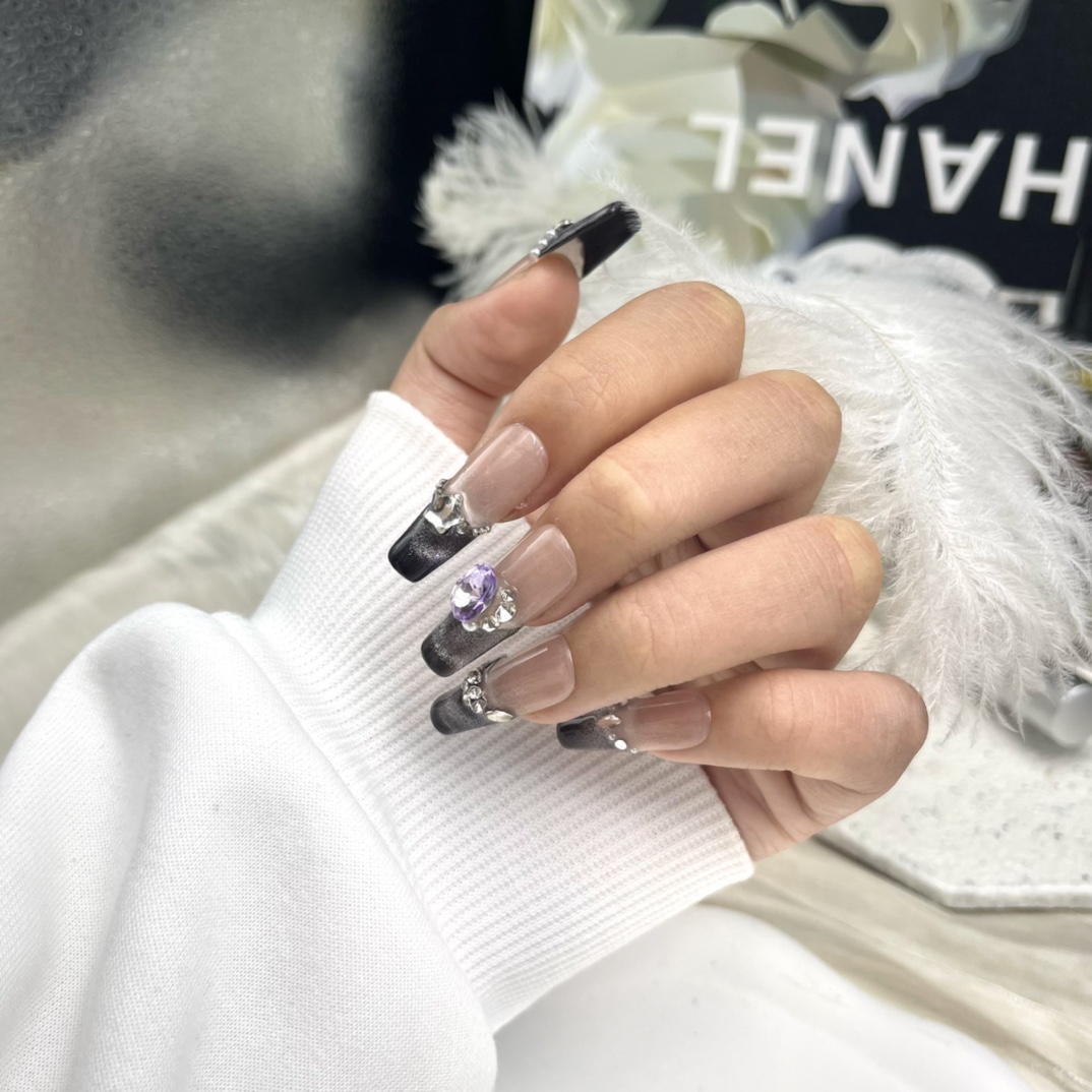 3cm Best Reusable Press On Nails for Daily and Party Use number 428