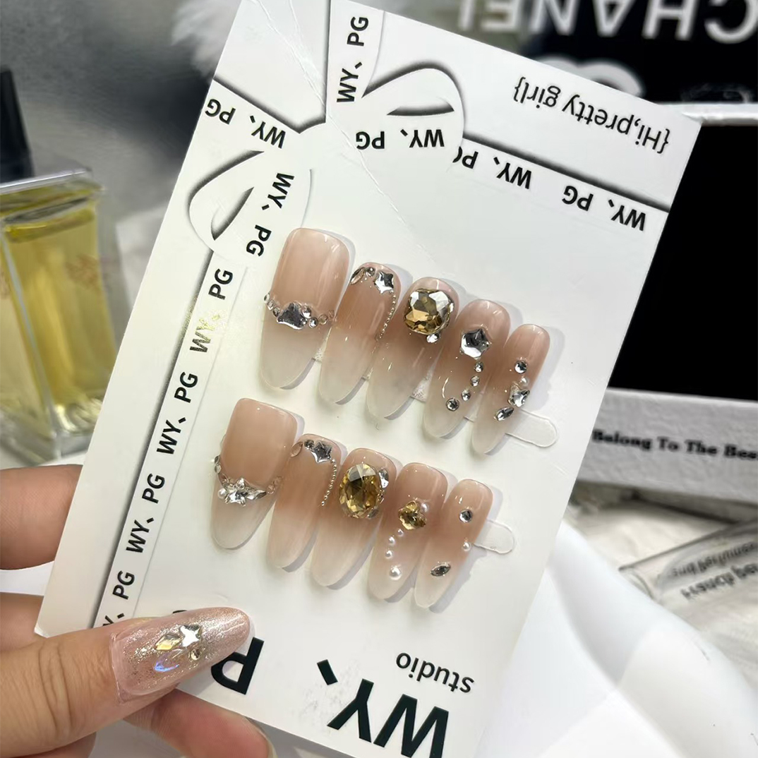 3cm Affordable Customizable Press On Nails with Unique Trendy Designs number 441