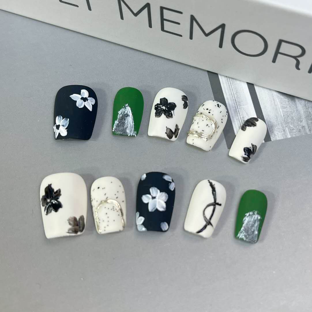 1.6cm Professional Quality DIY artificial nails for Customizable Nail Art Creations number 481