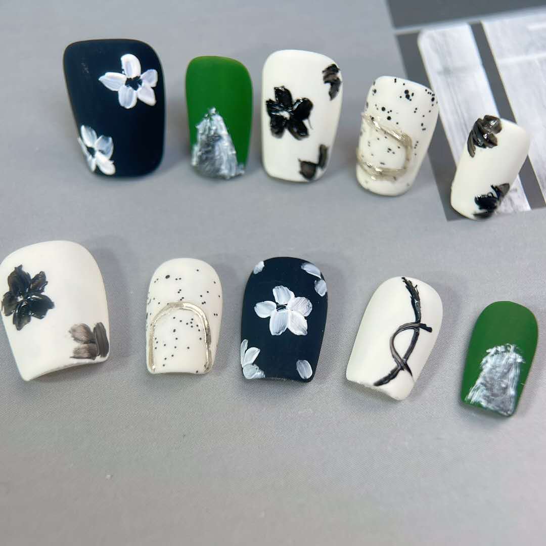 1.6cm Professional Quality DIY artificial nails for Customizable Nail Art Creations number 481