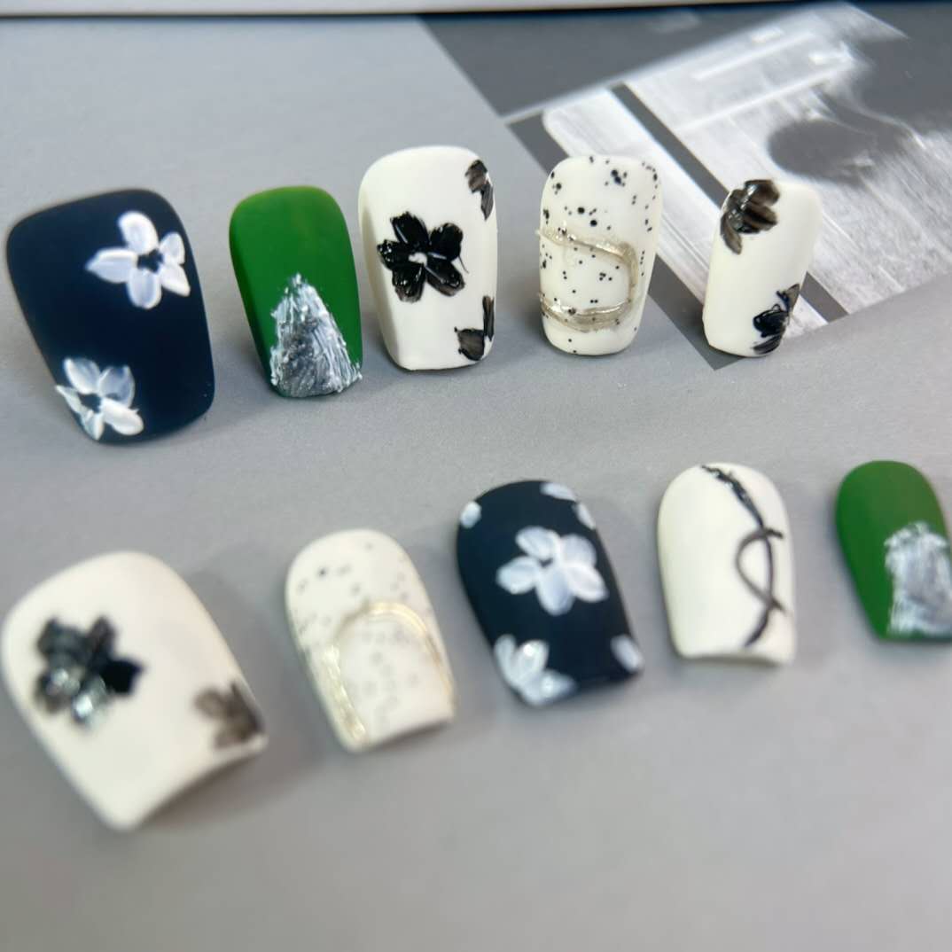 1.6cm Professional Quality DIY artificial nails for Customizable Nail Art Creations number 481