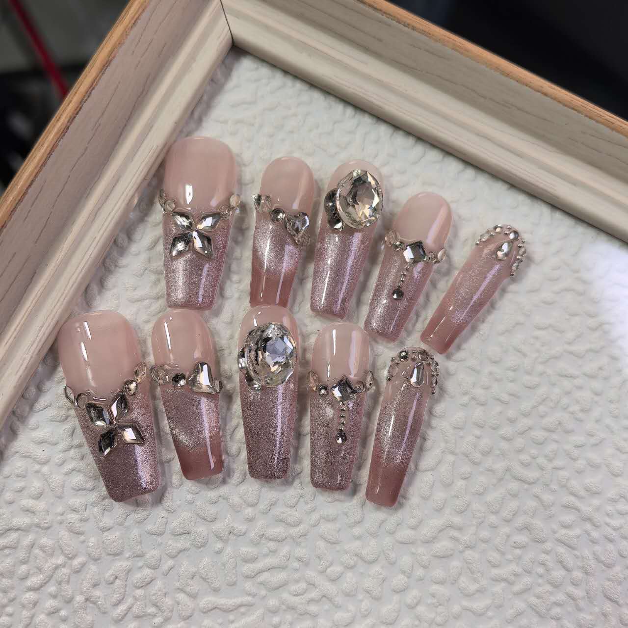 3cm TikTok Inspired artificial nails Perfect for Bold and Creative Designs number 488