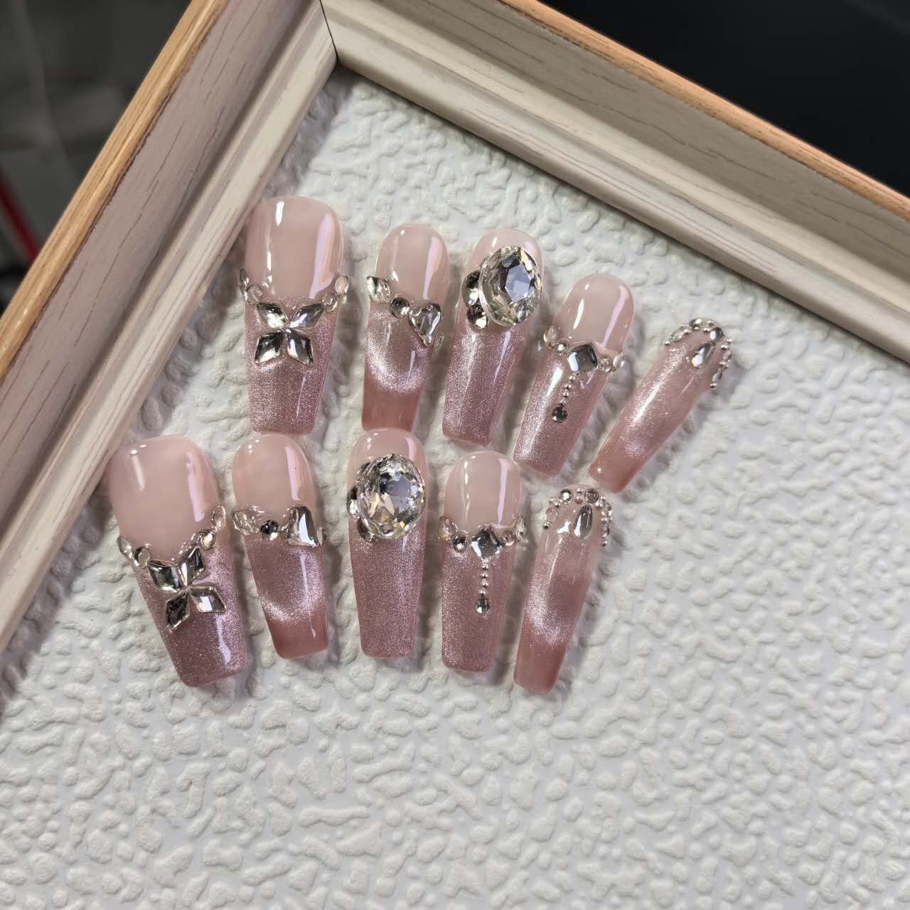 3cm TikTok Inspired artificial nails Perfect for Bold and Creative Designs number 488