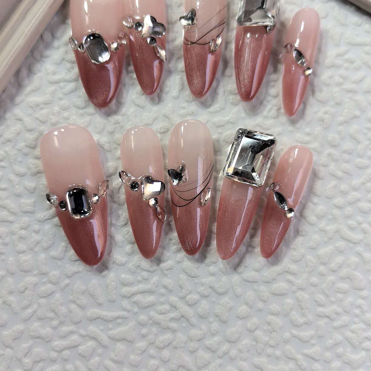 3cm Long Lasting False nails Loved by Beauty Influencers on YouTube and Instagram number 490