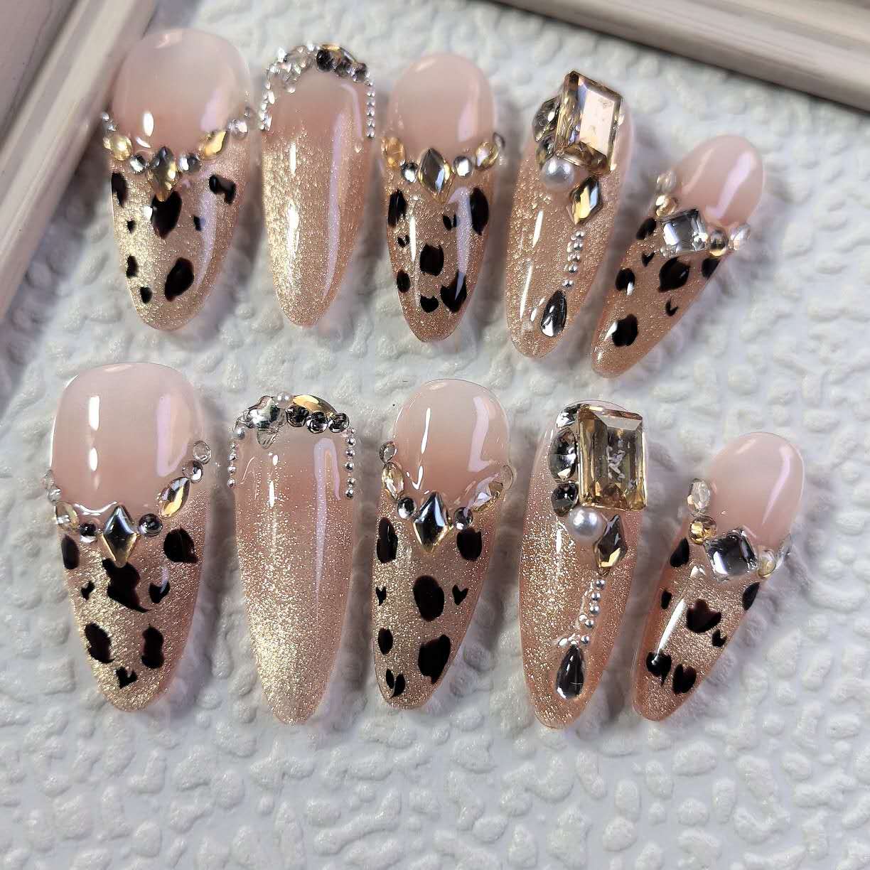 3cm TikTok Ready Press On Nails for Bold and Colorful Statements number 497