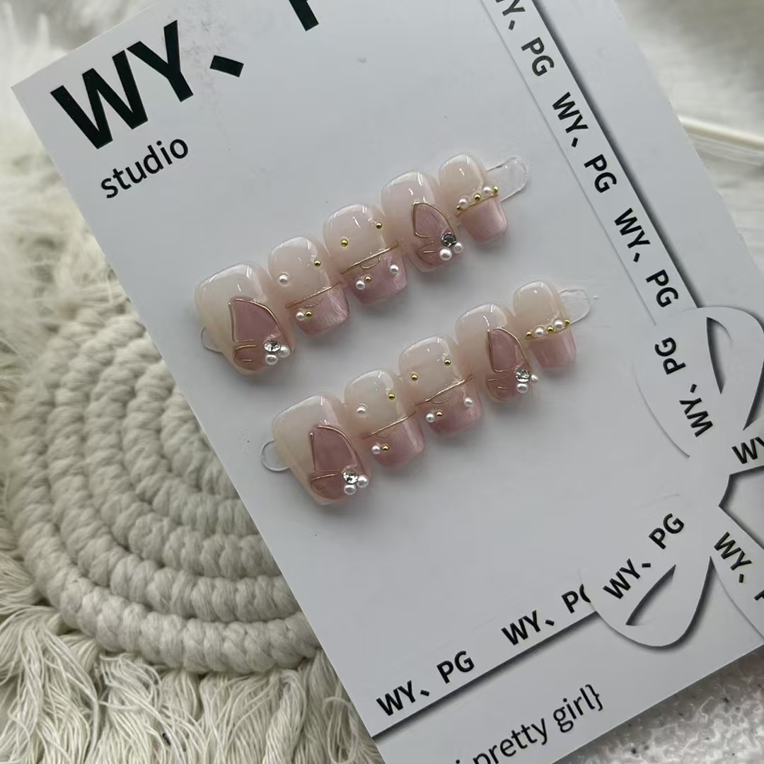 1.6cm Social Media Viral artificial nails for a Trendy and Modern Look number 211