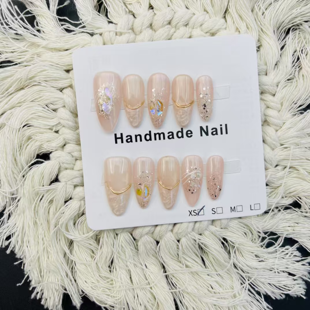 2.5cm Social Media Loved Reusable artificial nails for an Eco Friendly Beauty Routine number 418