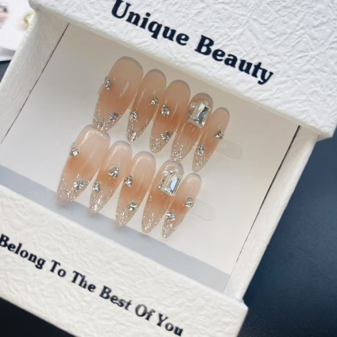 3cm YouTube DIY artificial nails Nail Kits for Creative and Easy at Home Manicures number 415