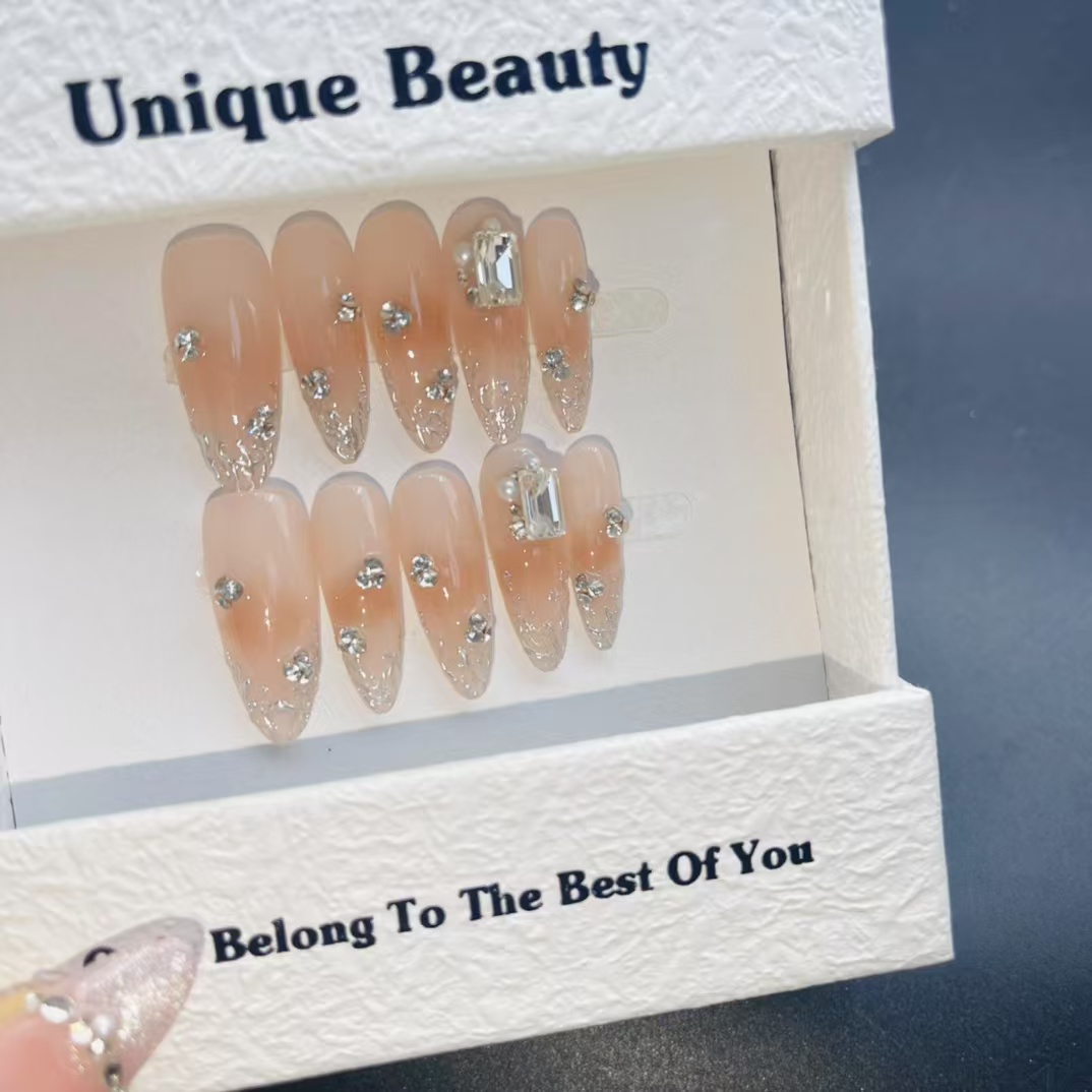 3cm YouTube DIY artificial nails Nail Kits for Creative and Easy at Home Manicures number 415