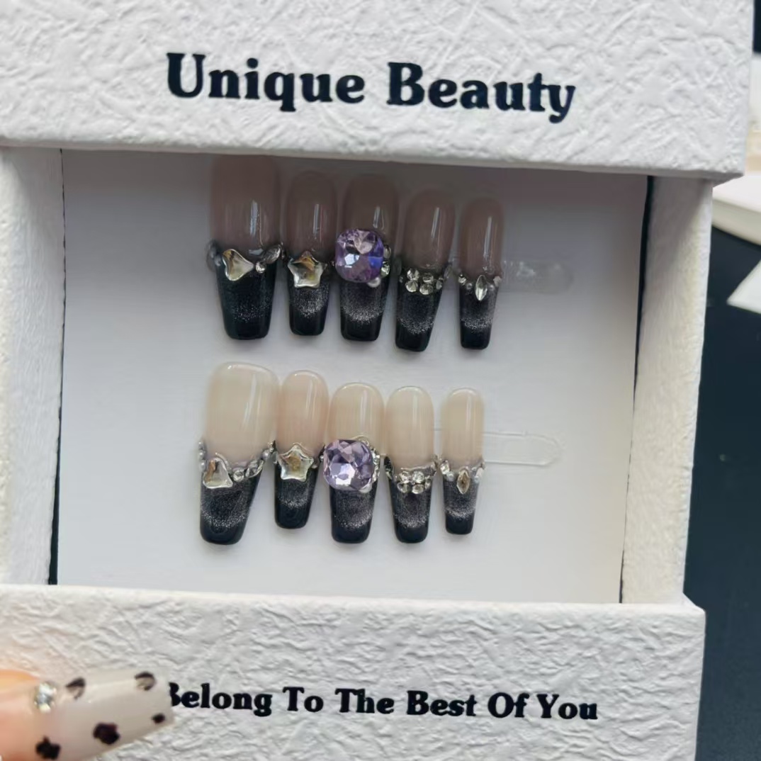 3cm Instagram Approved Summer artificial nails for Poolside and Beach Adventures 428