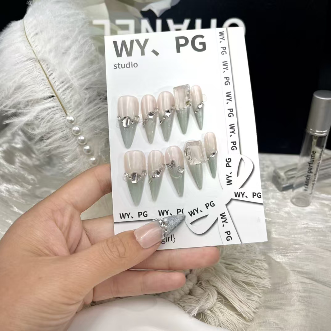 3cm Pinterest Trending DIY press on nails Kits for Beginners and Experts Alike number 423