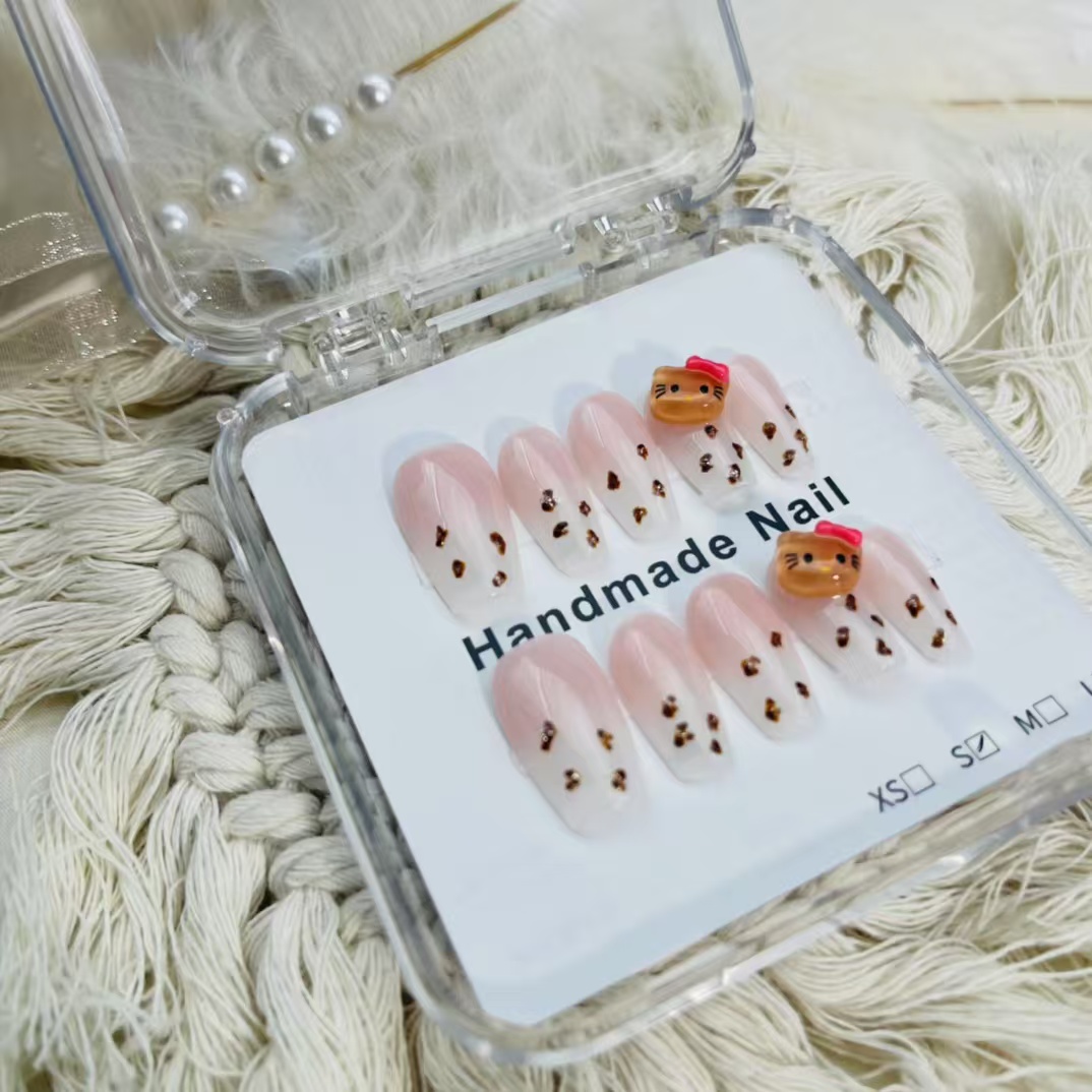 2cm Unique Holiday Themed press on Nails for Christmas and Special Celebrations number 393