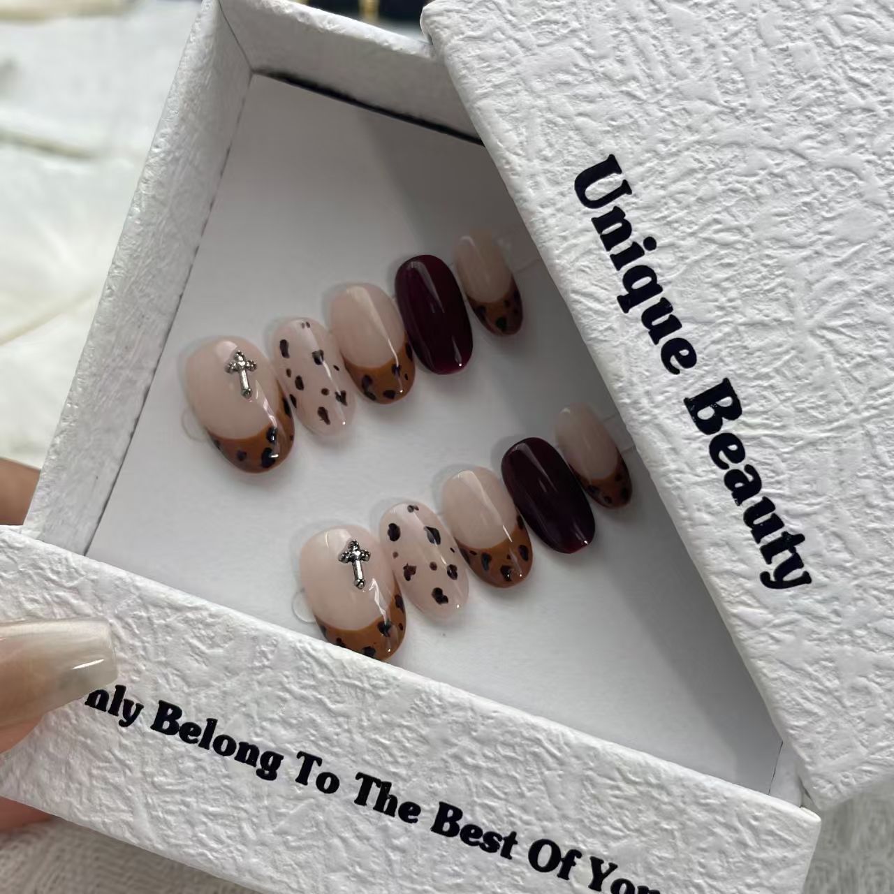 2cm Bold Matte press on Nails for Women Looking for Trendy Minimalist Style number 403