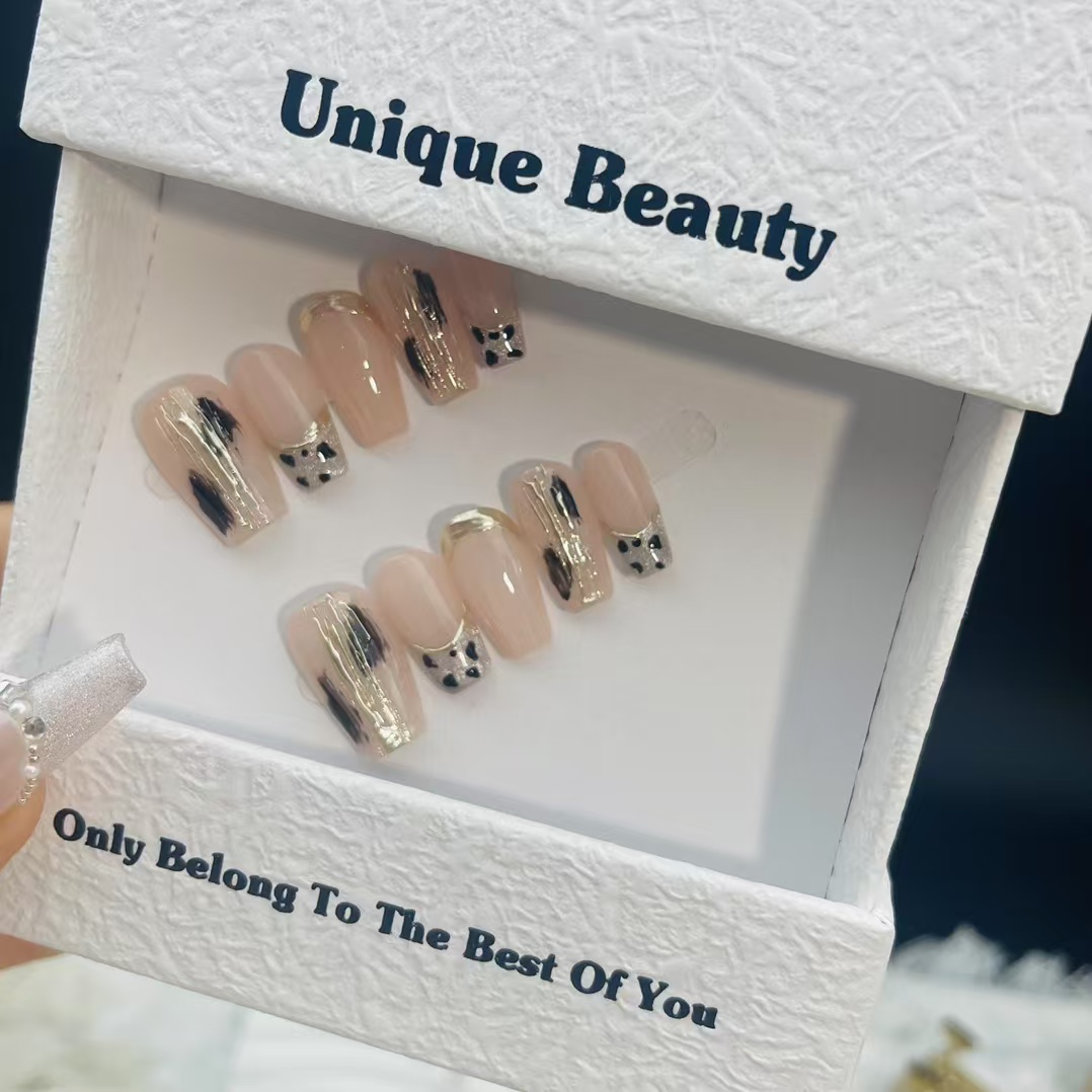 2cm Press On Nails with Adjustable Sizes for Comfortable and Durable Wear number 413