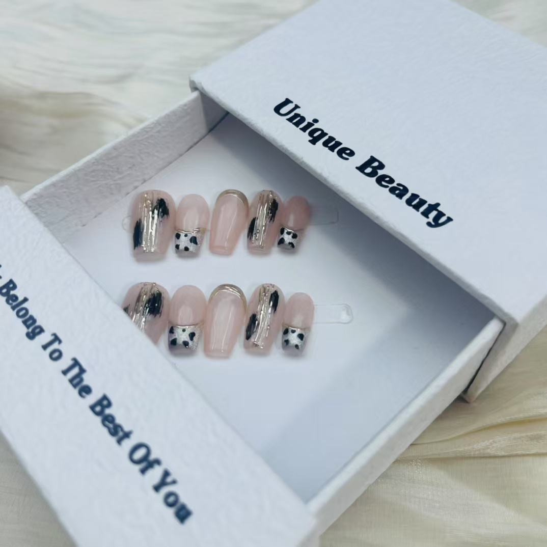 2cm Press On Nails with Adjustable Sizes for Comfortable and Durable Wear number 413