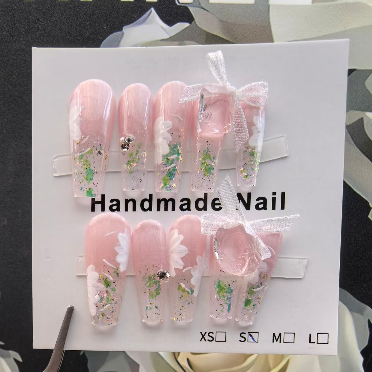 3cm Customizable Ombre Fake False Nails for a Unique and Stylish Statement number 371