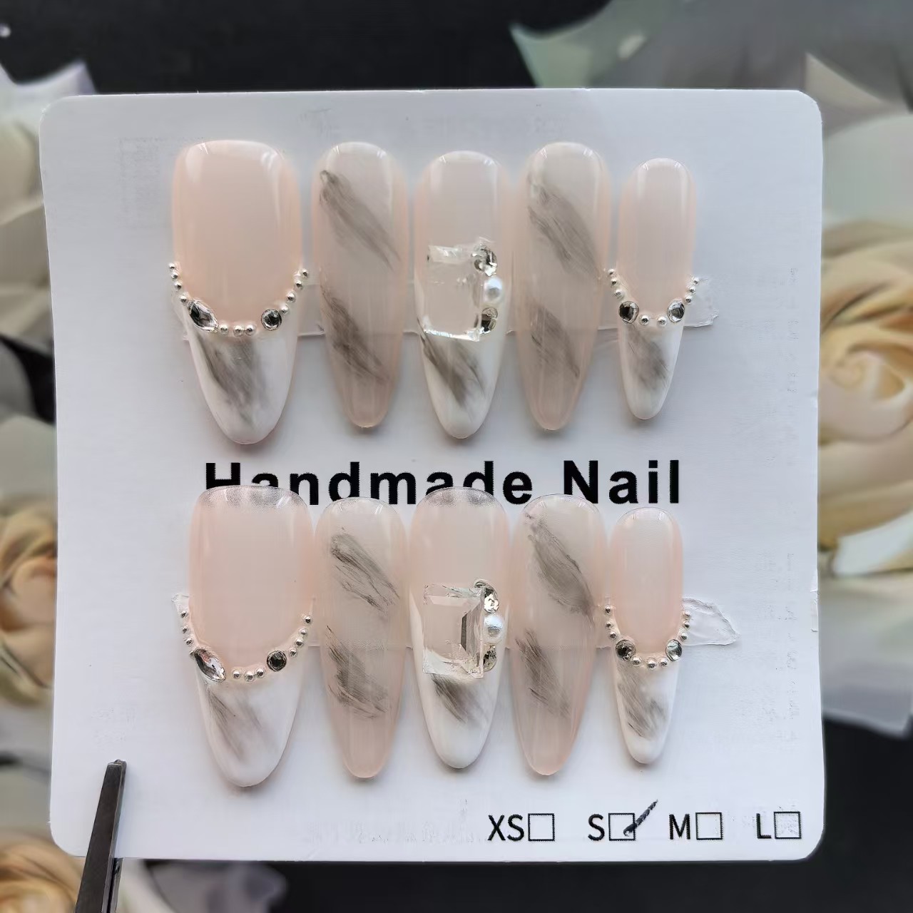 3cm Affordable DIY press on Nail Kits with Tools for Creating Beautiful Nail Art number 375