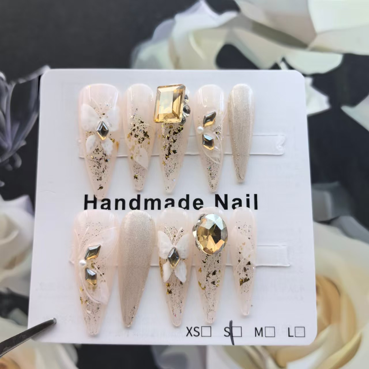 3cm Long Lasting press on Nails Designed for Style and Comfort Combined number 377