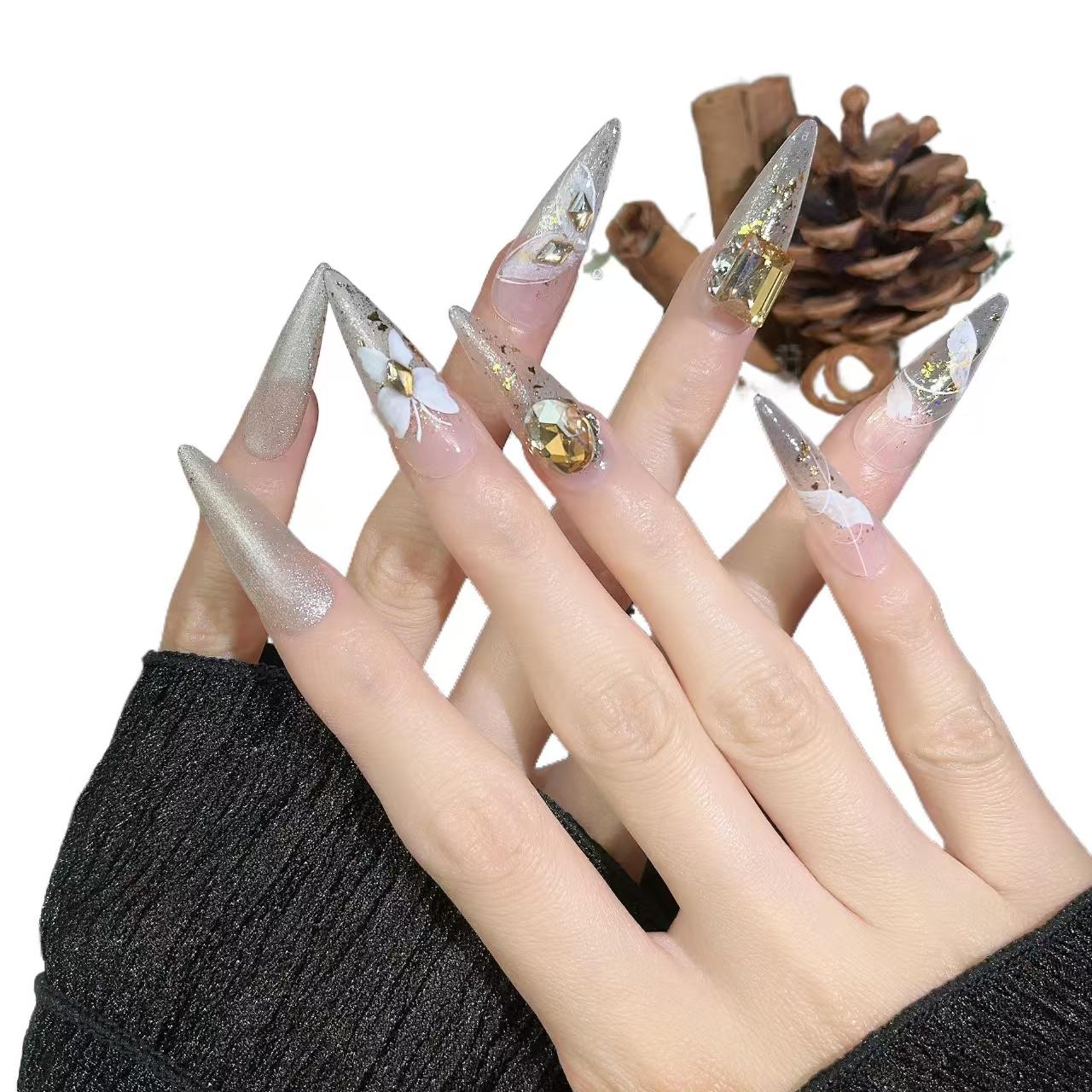 3cm Long Lasting press on Nails Designed for Style and Comfort Combined number 377