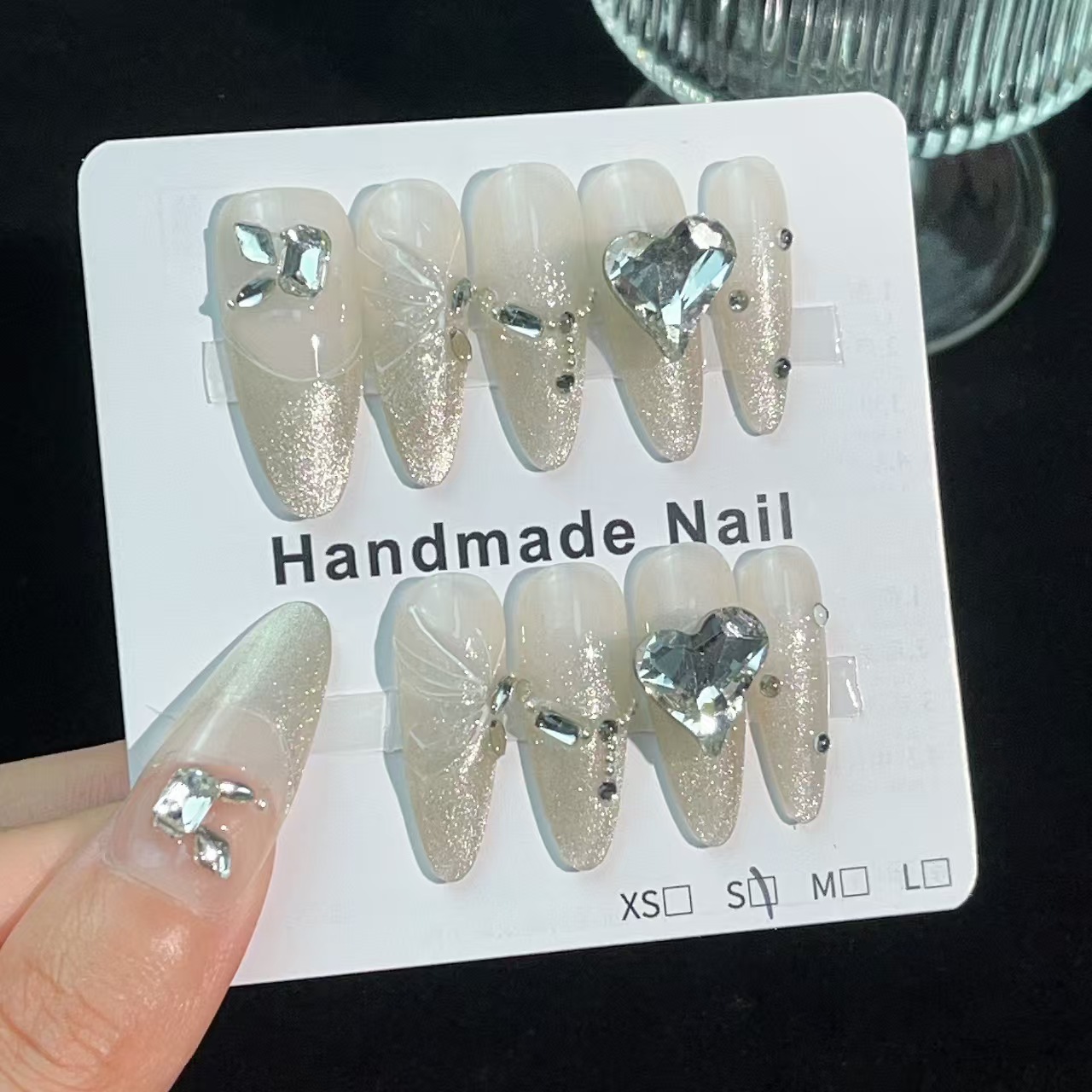 3cm Vegan Friendly press on Nails with Bright and Vibrant Summer Color Options number 381