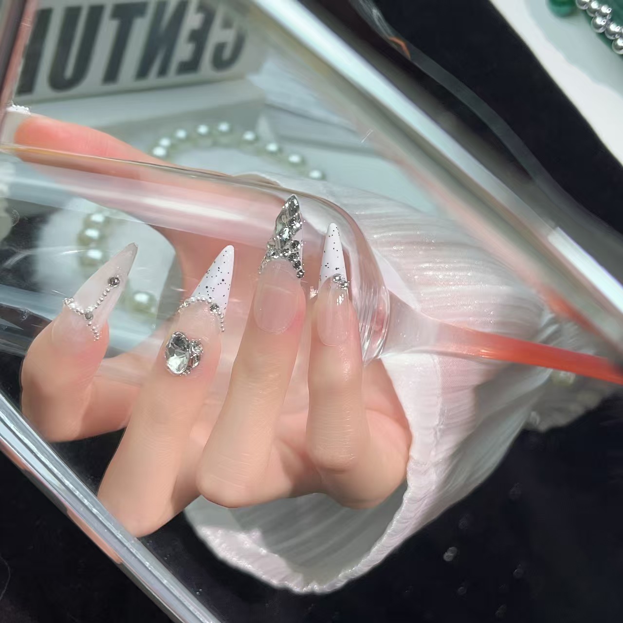 3cm Durable Non Toxic artificial Nails for Women Seeking Affordable Stylish Options number 383