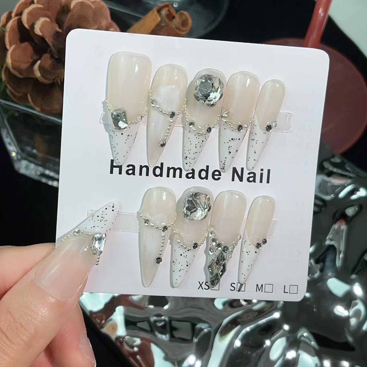 3cm Durable Non Toxic artificial Nails for Women Seeking Affordable Stylish Options number 383