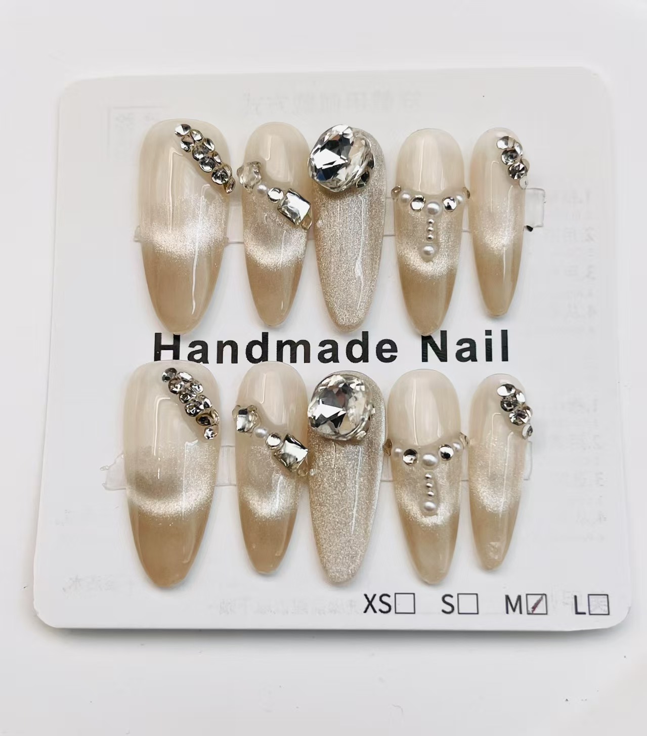 3cm Classic French Manicure press on Nails for Women of All Ages and Styles number 390