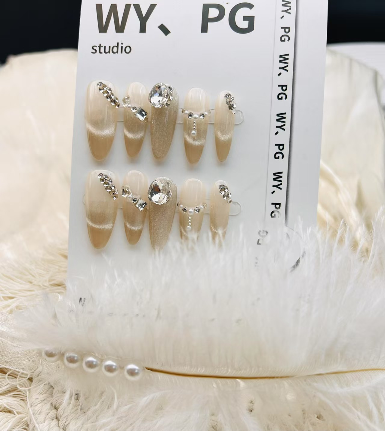 3cm Classic French Manicure press on Nails for Women of All Ages and Styles number 390