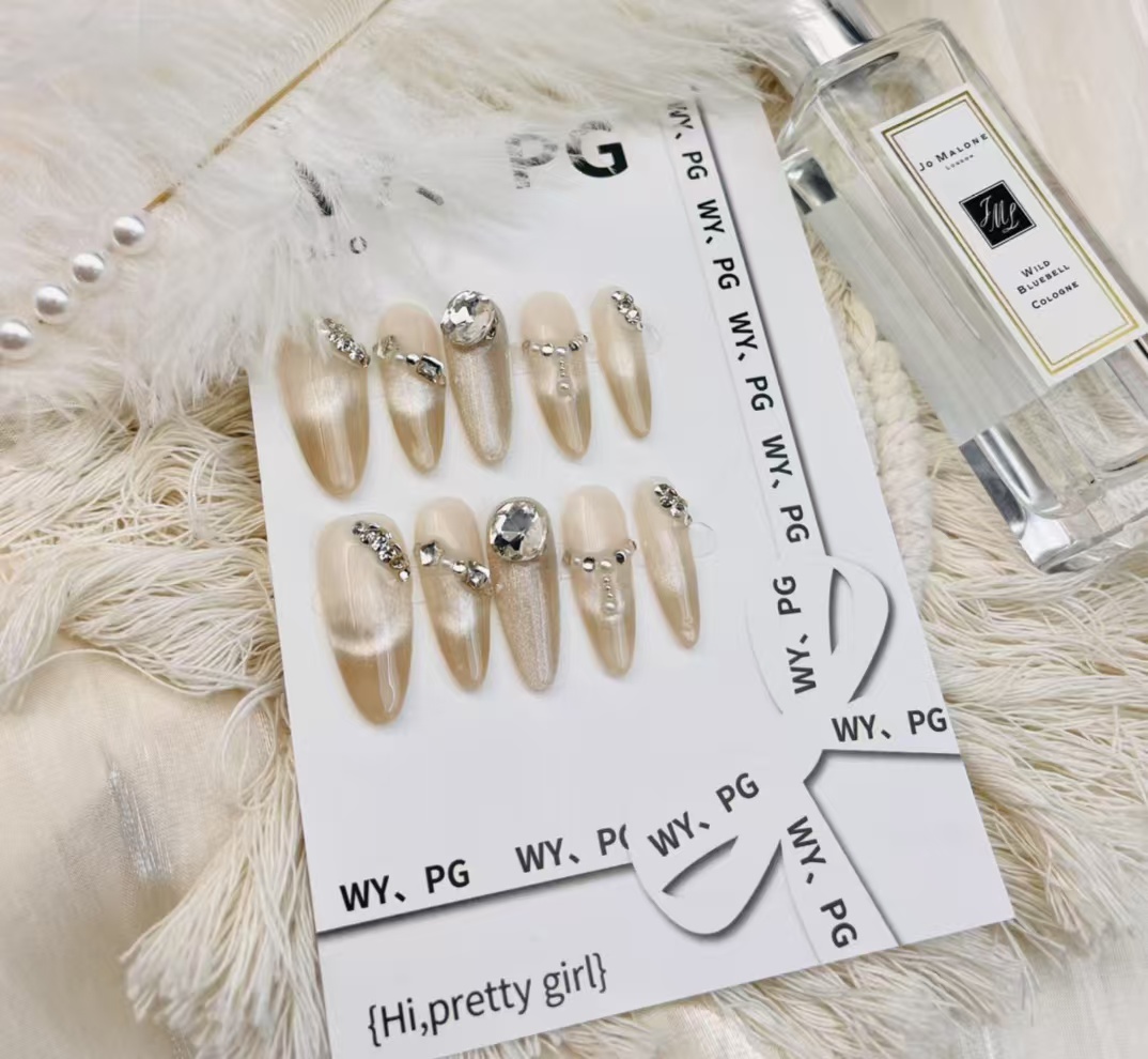 3cm Classic French Manicure press on Nails for Women of All Ages and Styles number 390
