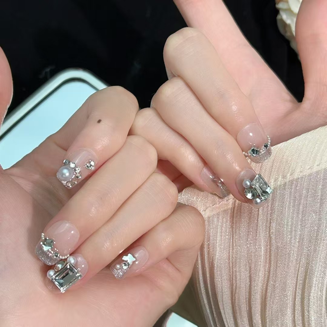 1.6cm Reusable Press On Nails Effortless At Home Manicures number 333