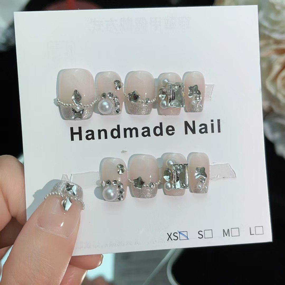 1.6cm Reusable Press On Nails Effortless At Home Manicures number 333