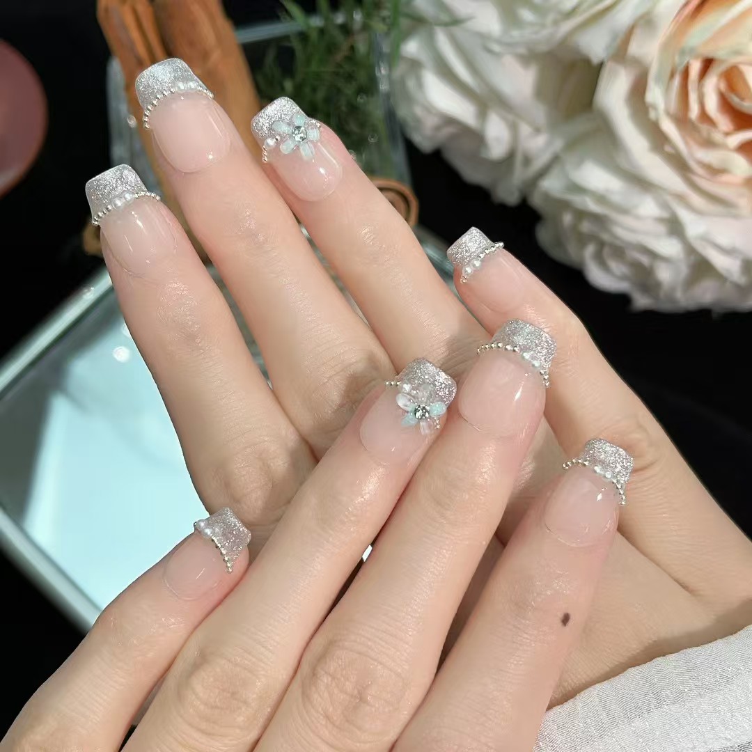 1.6cm Eco Friendly Press On Nails Made with Sustainable Materials number 349