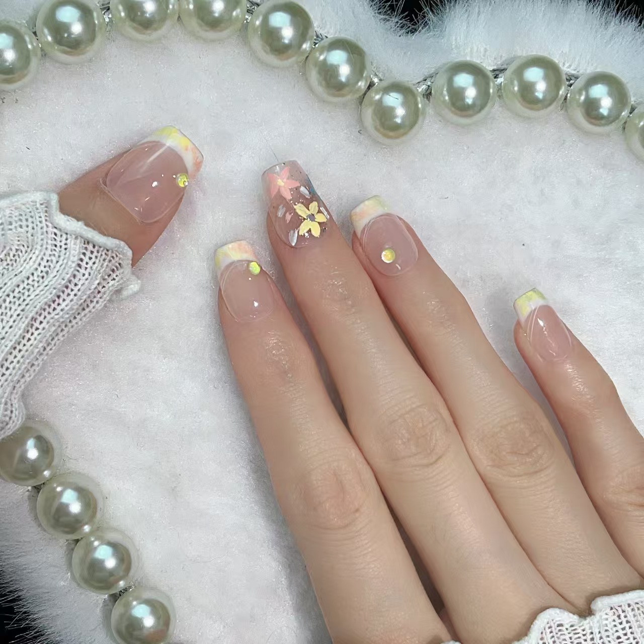1.6cm Custom Press On Nails Designed for Unique Personal Expression number 355