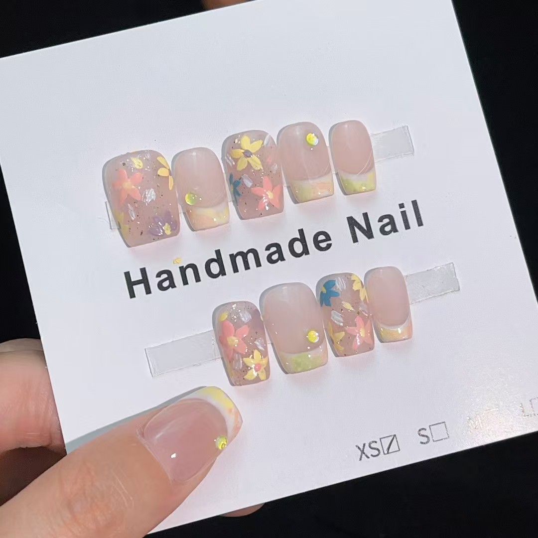 1.6cm Custom Press On Nails Designed for Unique Personal Expression number 355
