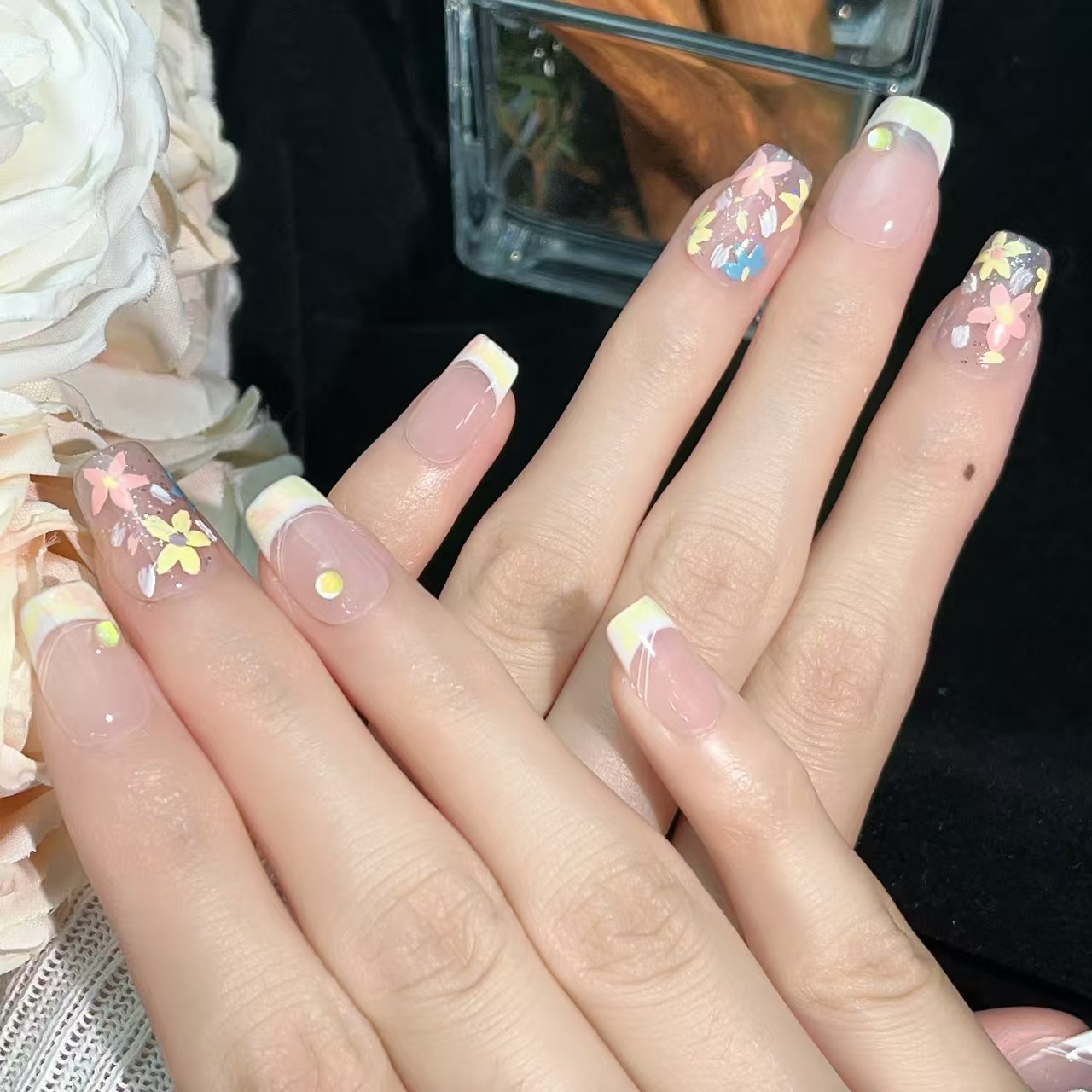 1.6cm Custom Press On Nails Designed for Unique Personal Expression number 355