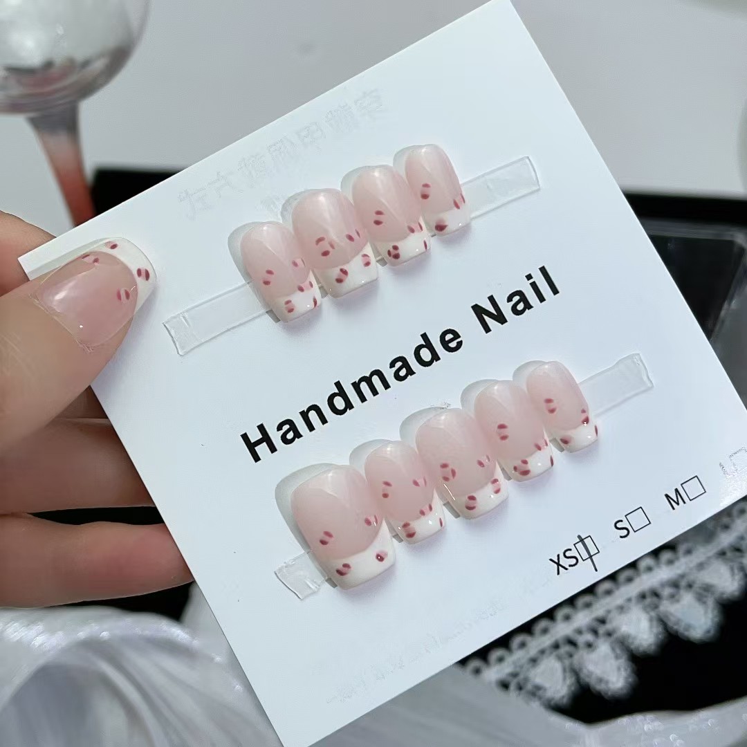 1.6cm Matte Finish Press On Nails Instagram nail trends number 356