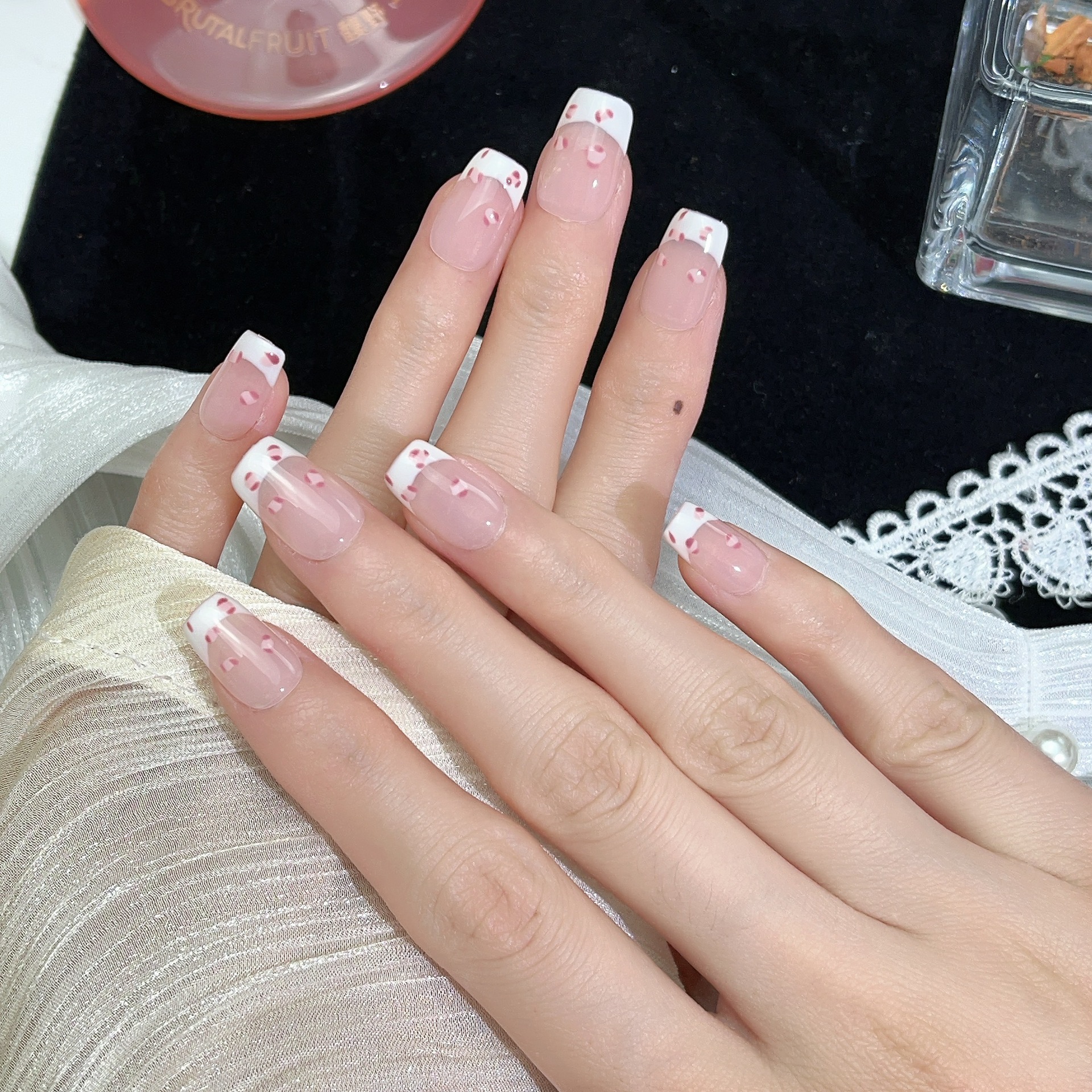 1.6cm Matte Finish Press On Nails Instagram nail trends number 356
