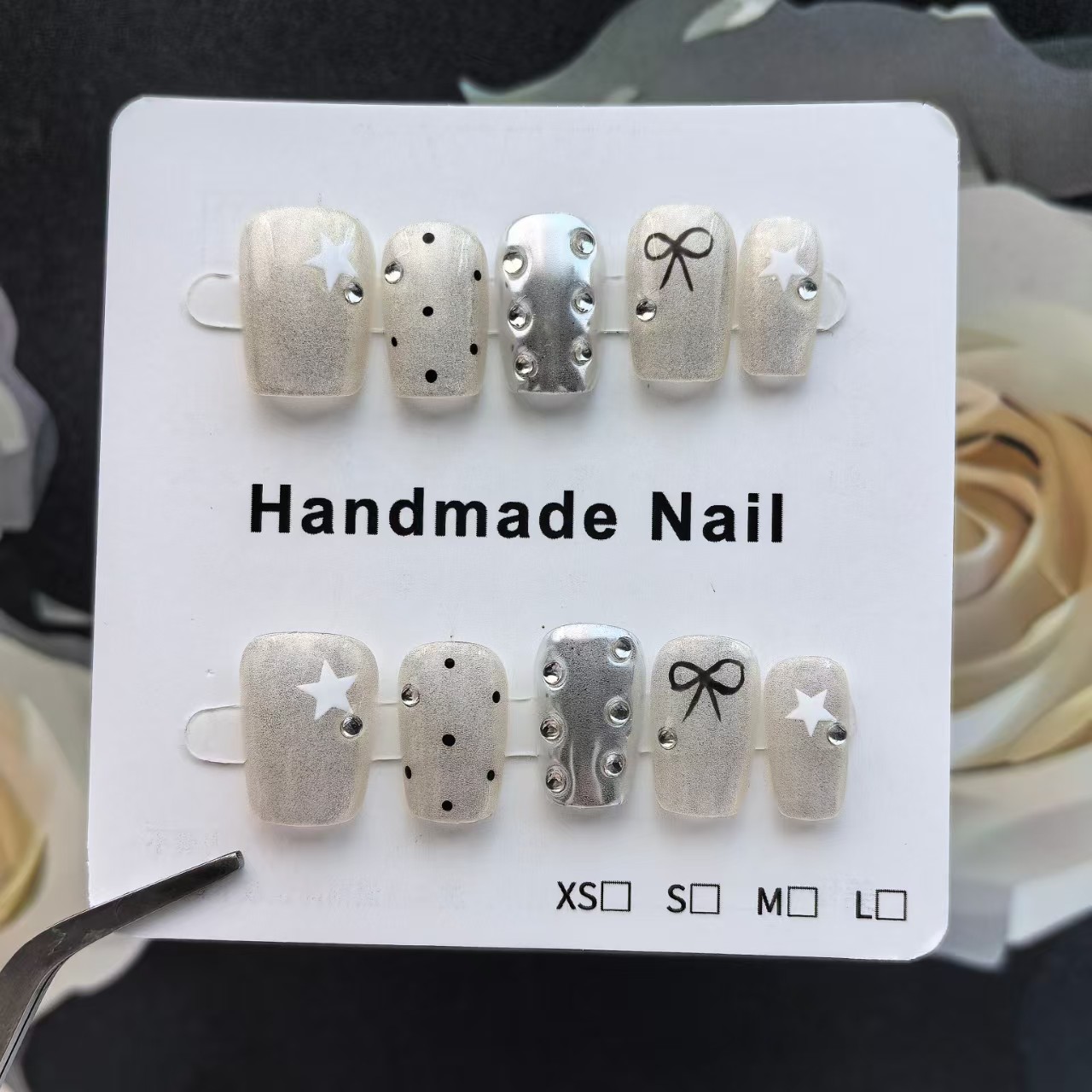 1.6cm Coffin Shape Press On Nails – On Trend Nail Art at Home number 367