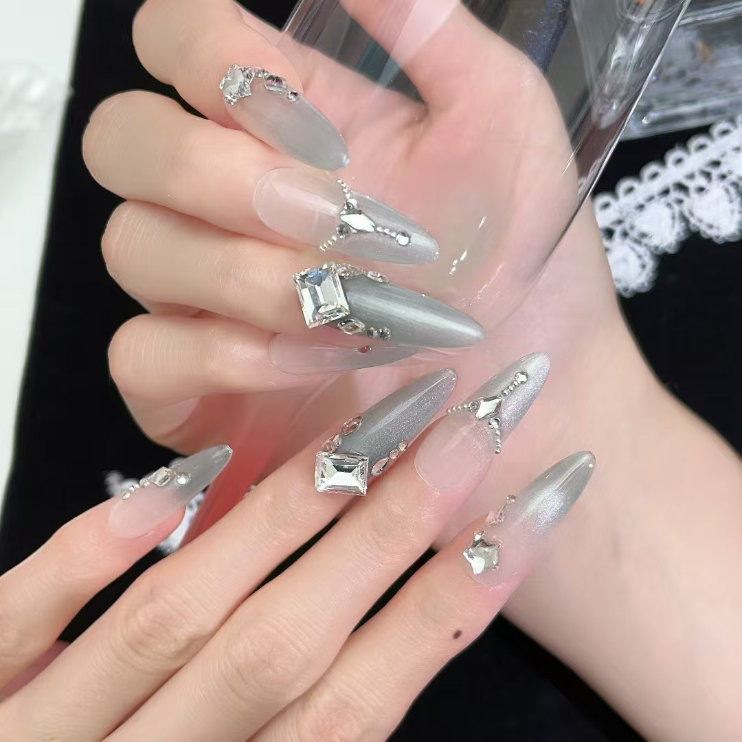 3cm Long Press On Nails in Vibrant Colors for Standout Style number 330