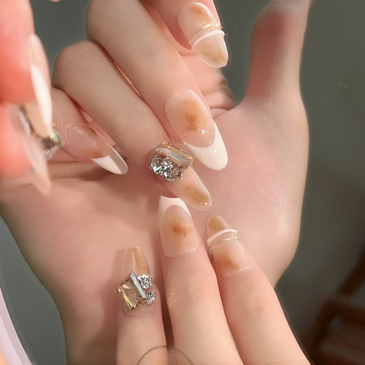 2.5cm Colorful Press On Nails for Fun and Bright Nail Ideas number 354