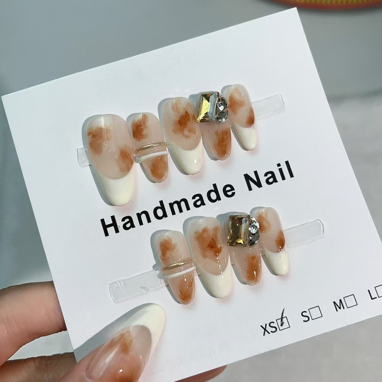 2.5cm Colorful Press On Nails for Fun and Bright Nail Ideas number 354