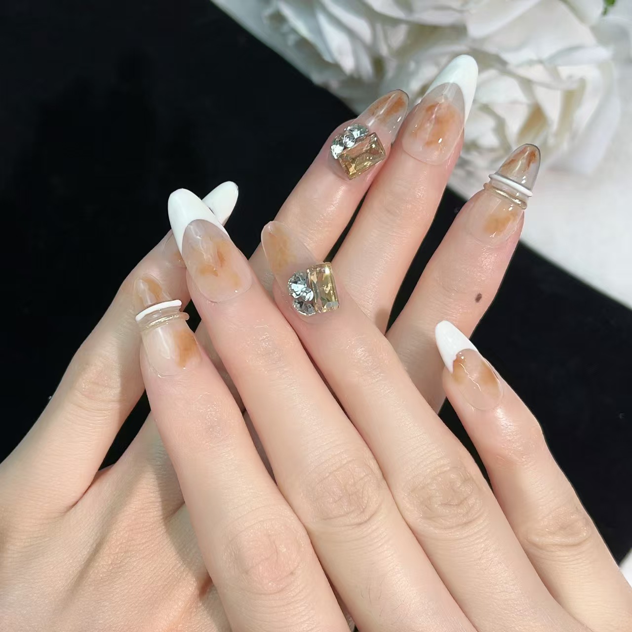 2.5cm Colorful Press On Nails for Fun and Bright Nail Ideas number 354